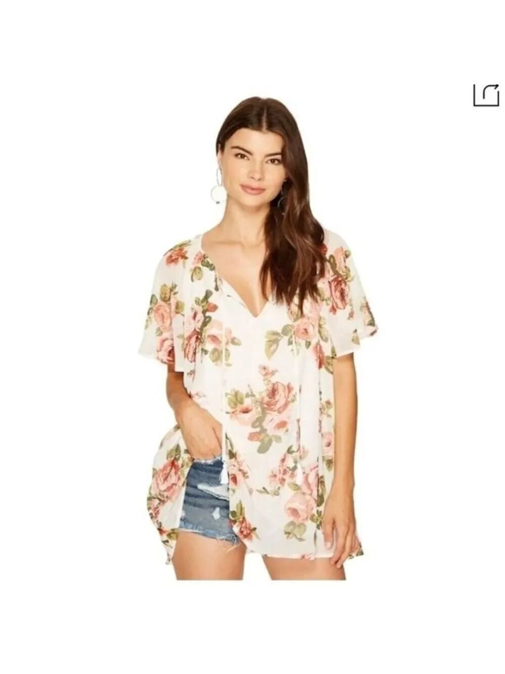 NWOT SMYM Juana tassel Tunic